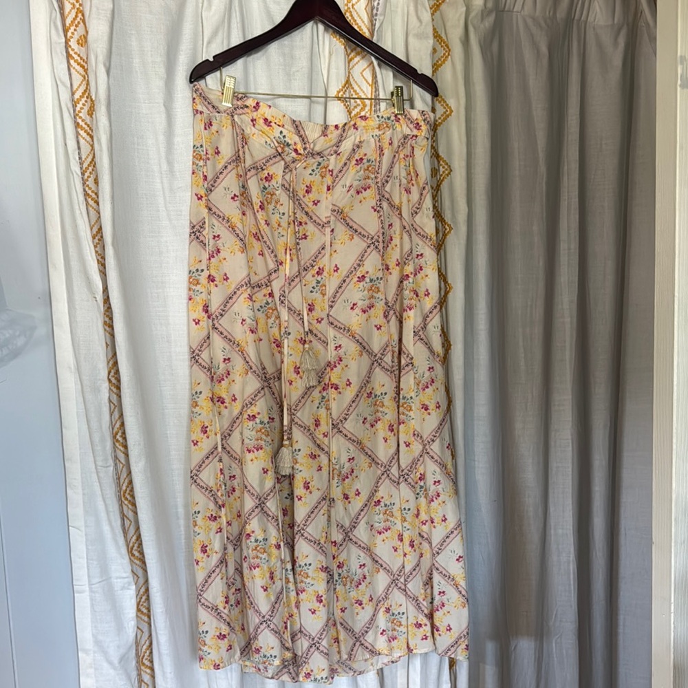 Floral Wide Leg Pants - FreePeople